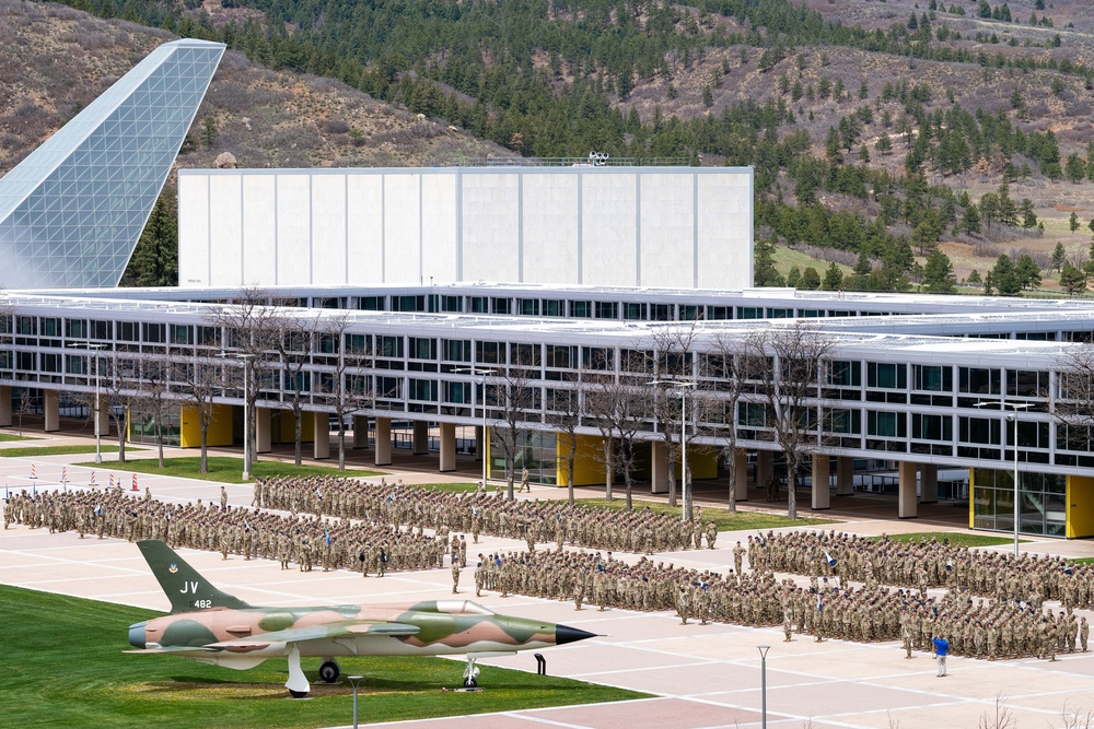 USAFA Noon Meal Formation 2025