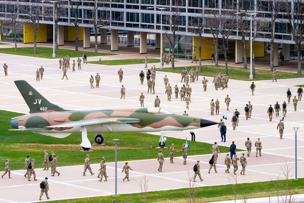 USAFA Noon Meal Formation 2025