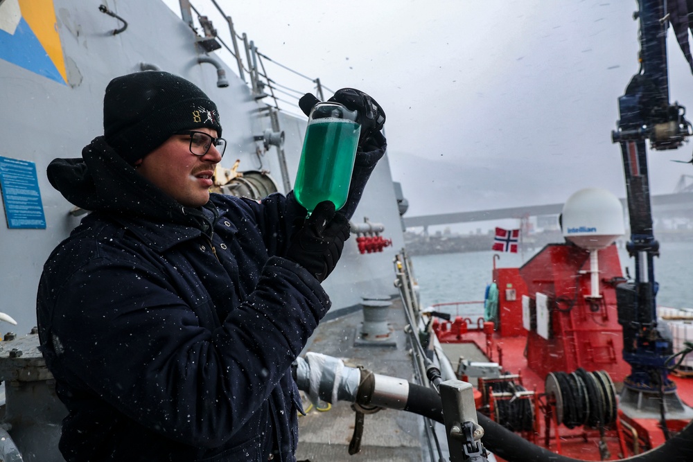 USS Bulkeley (DDG 84) participates in exercise At-Sea Demonstration (ASD) / Formidable Shield (FS) 2025.