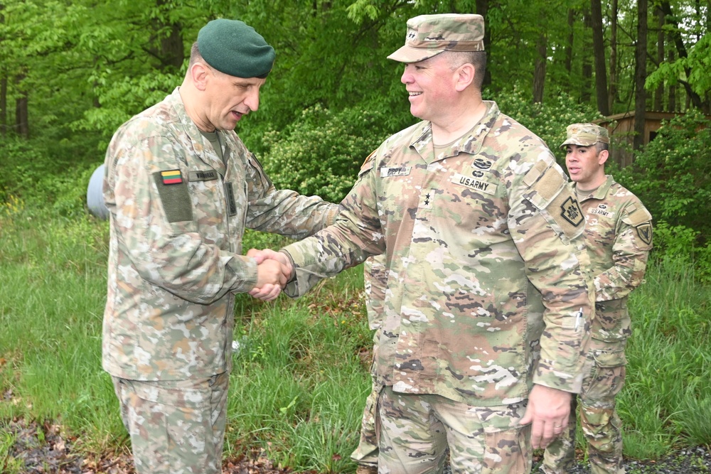 Lithuanian chief of defense visits Fort Indiantown Gap