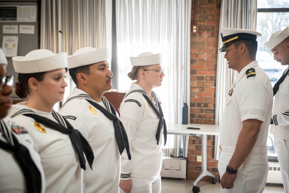 NSGL Security Department Conducts Dress Uniform Inspection