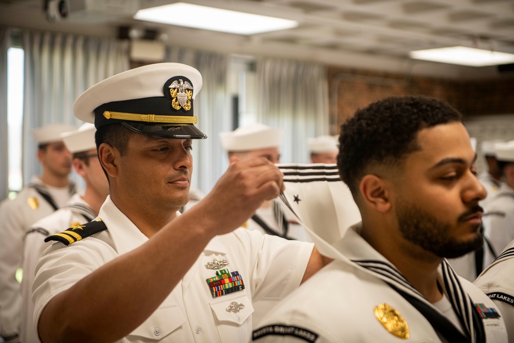 NSGL Security Department Conducts Dress Uniform Inspection