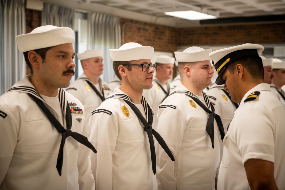 NSGL Security Department Conducts Dress Uniform Inspection