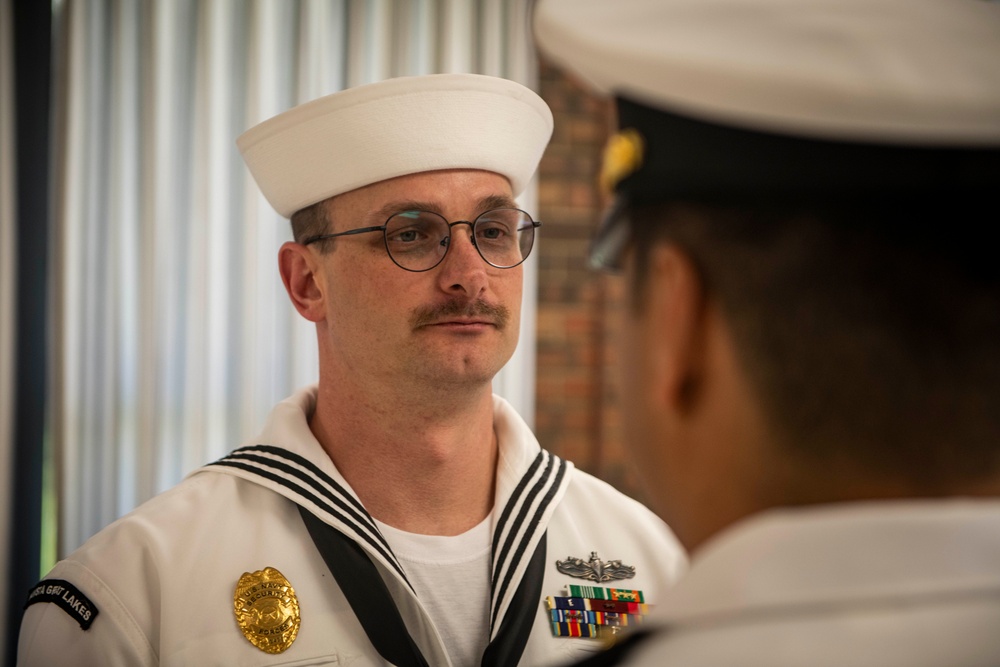 NSGL Security Department Conducts Dress Uniform Inspection