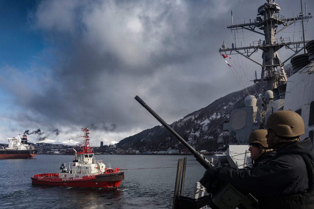 USS Bulkeley (DDG 84) participates in exercise At-Sea Demonstration (ASD) / Formidable Shield (FS) 2025.