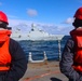 U.S. Navy Sailors prepare for a replenishment at sea