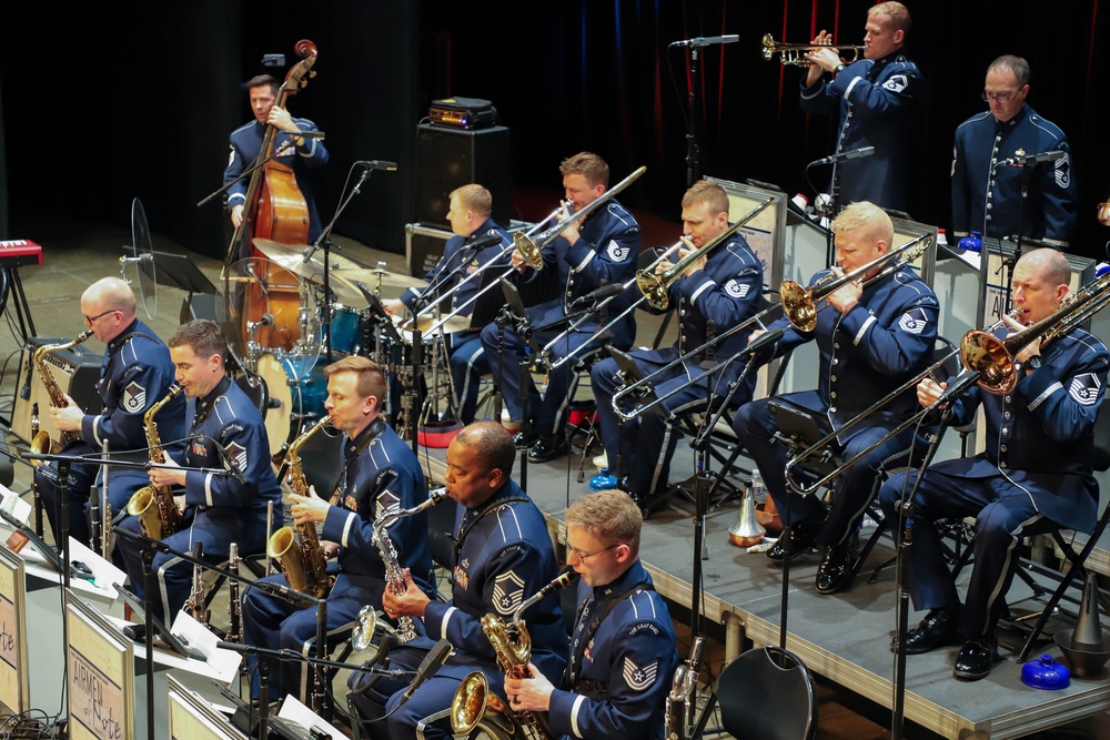 United States Air Force's Airmen of Note perform at TPAC