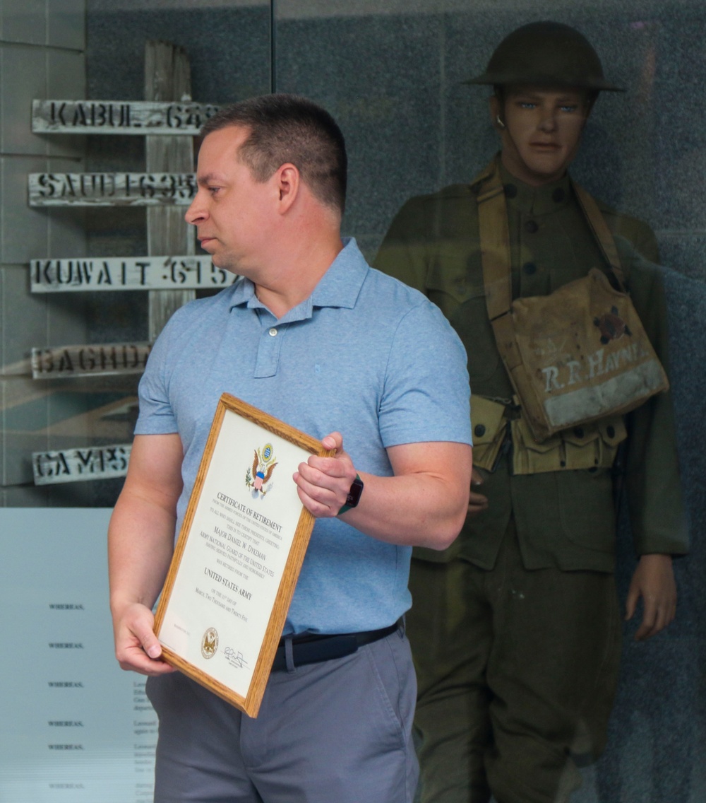 Retirement of Maj. Daniel Dykeman