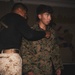 Marines fight in the dark during Martial Arts Instructor Course