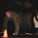 Marines fight in the dark during Martial Arts Instructor Course