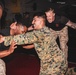 Marines fight in the dark during Martial Arts Instructor Course
