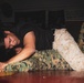 Marines fight in the dark during Martial Arts Instructor Course