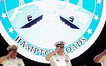 NCTS HR Holds Change of Command Ceremony