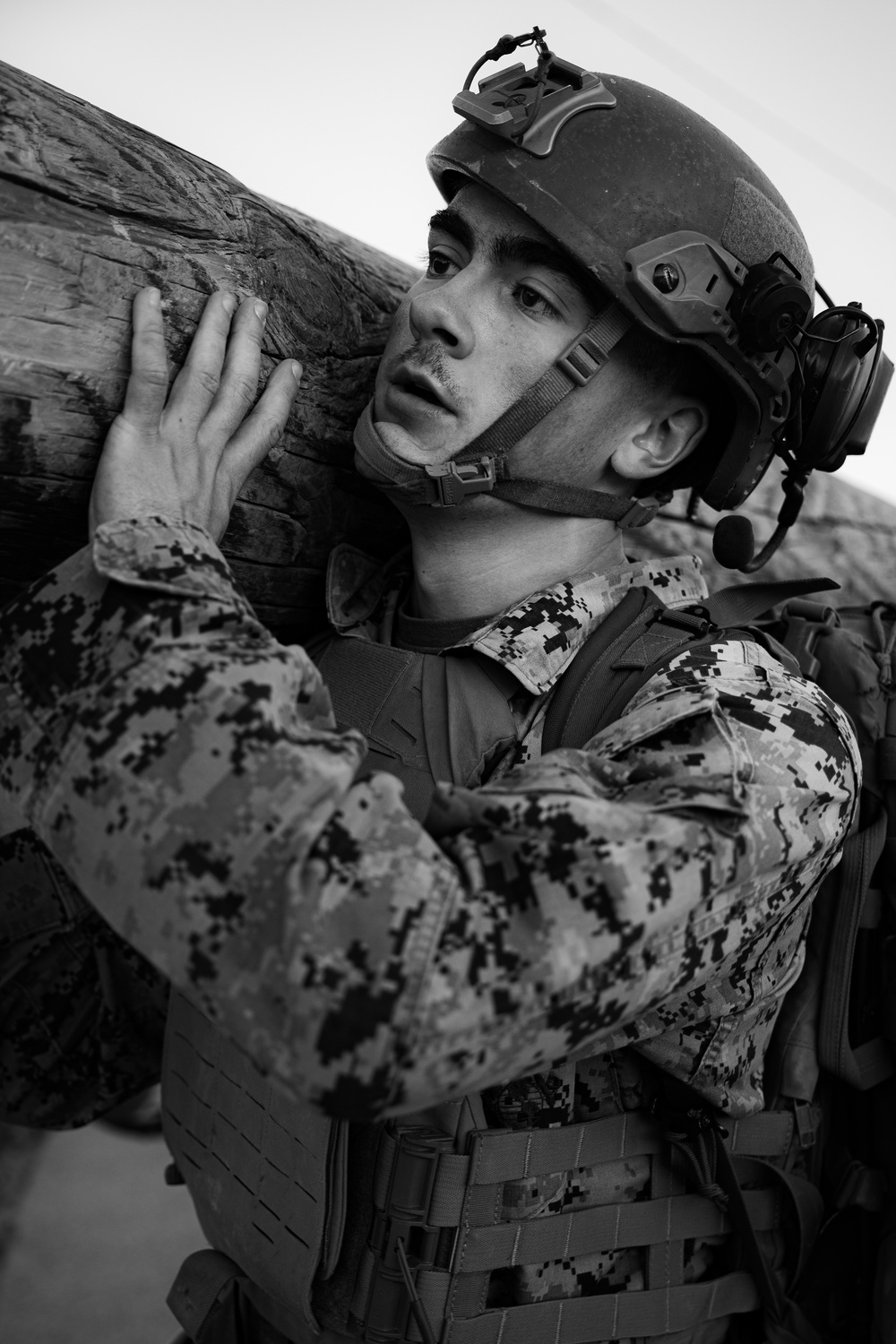 Precision and Power: Marines fight with pugil sticks during MAIC 73-25