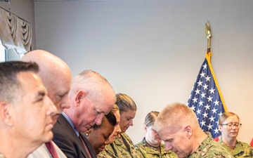 Naval Medical Forces Atlantic Chaplain Conducts Blessing of the Hands