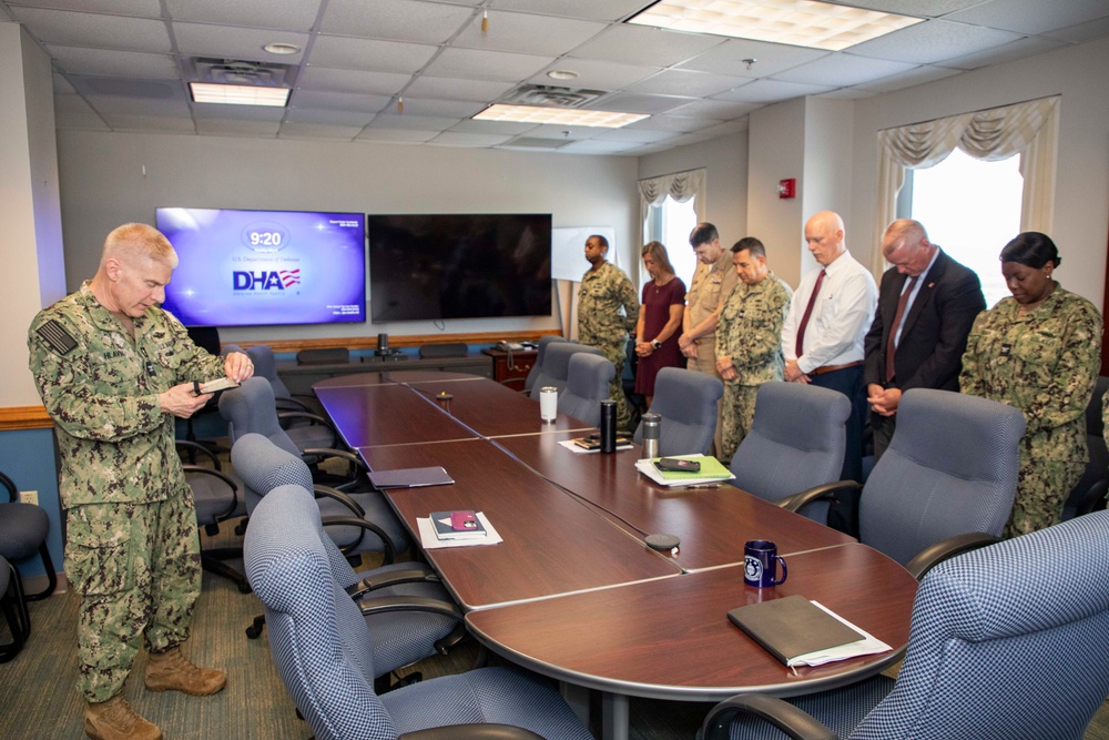 Naval Medical Forces Atlantic Chaplain Conducts Blessing of the Hands