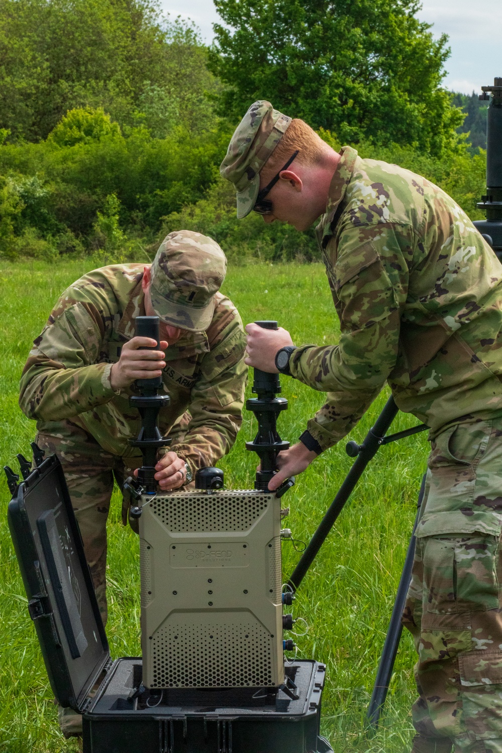 3rd Infantry Division Soldiers operate counter-Unmanned Aerial Systems during Combined Resolve 25-02