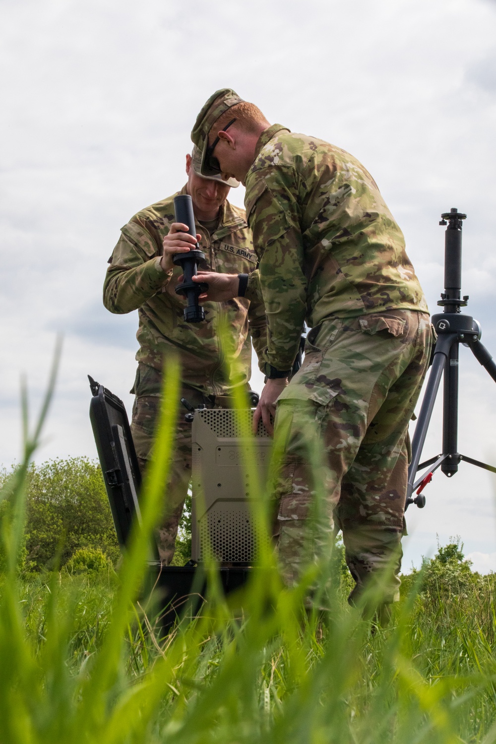 3rd Infantry Division Soldiers operate counter-Unmanned Aerial Systems during Combined Resolve 25-02