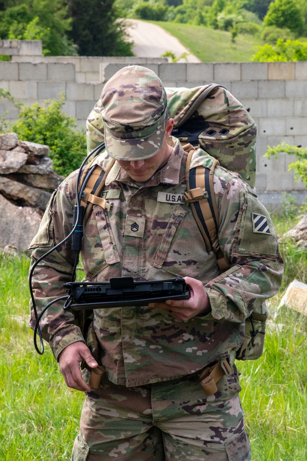 3rd Infantry Division Soldiers operate counter-Unmanned Aerial Systems during Combined Resolve 25-02