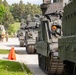 3rd Infantry Division Soldiers install MILES gear on M2A4 Bradleys during Combined Resolve 25-02