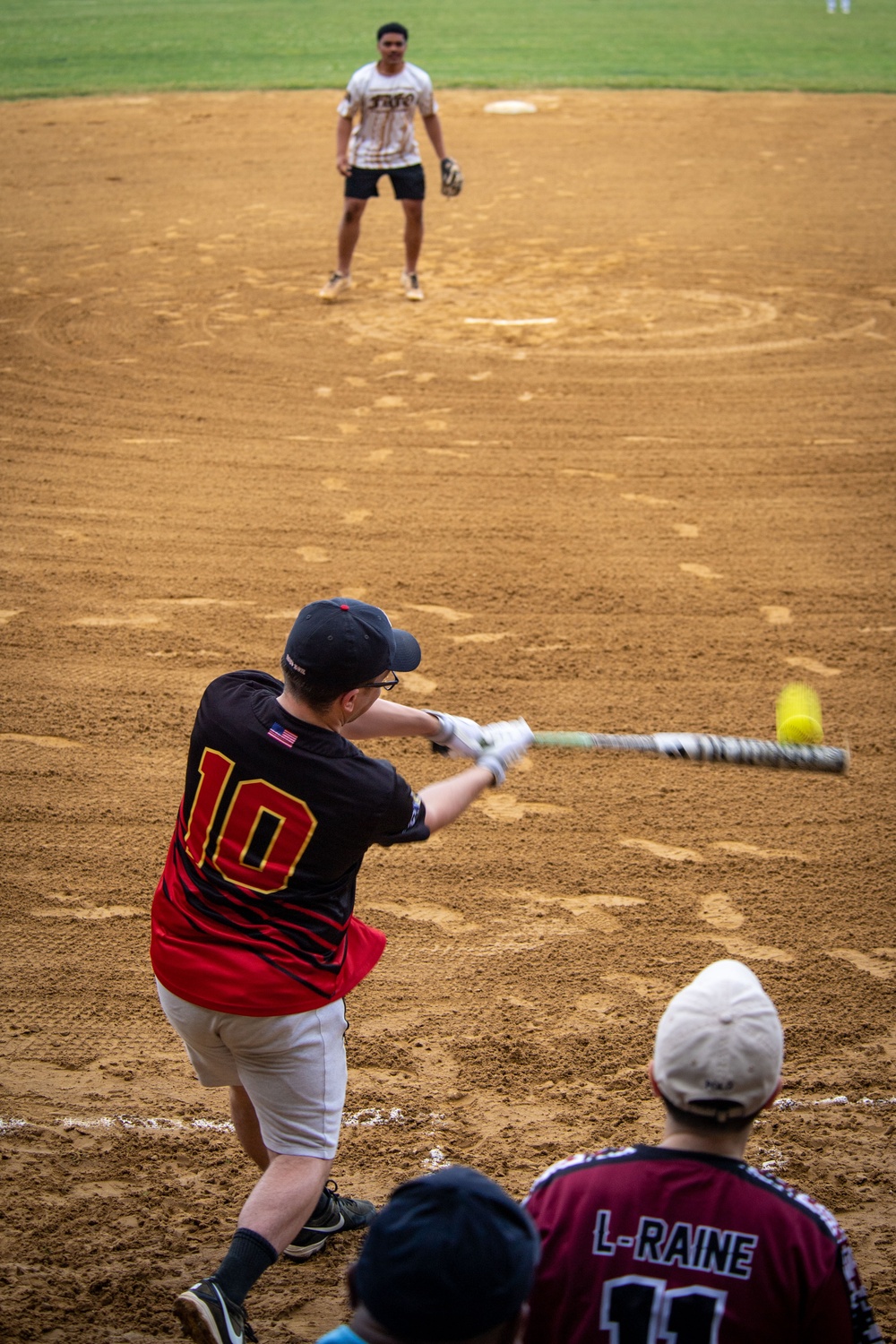 USS John C. Stennis (CVN 74) Sailors Participate in Softball Game