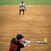 USS John C. Stennis (CVN 74) Sailors Participate in Softball Game