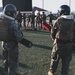 Presicion and Power: Marines fight with pugil sticks during MAIC 73-25