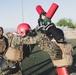 Precision and Power: Marines fight with pugil sticks during MAIC 73-25