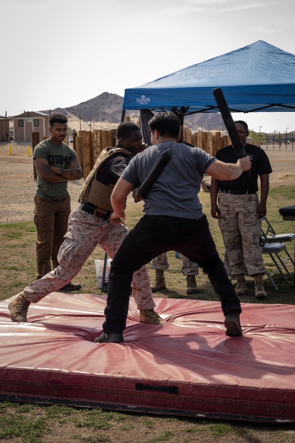 Students explore military jobs during Military Occupational Specialty Exposition at The Combat Center