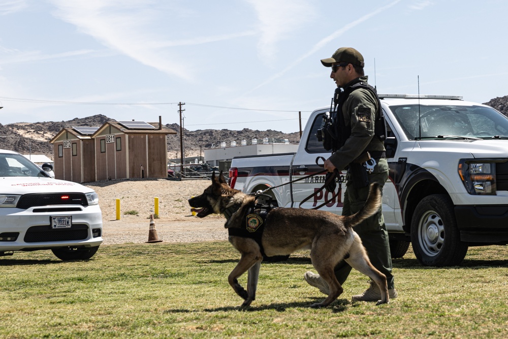 Students explore military jobs during Military Occupational Specialty Exposition at The Combat Center