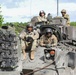 3rd Infantry Division Soldiers and Department of Defense civilian contractors install MILES gear on M2A4 Bradleys during Combined Resolve 25-02