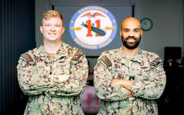 Commander, Submarine Squadron 11 CWO and LDO Portrait Photo