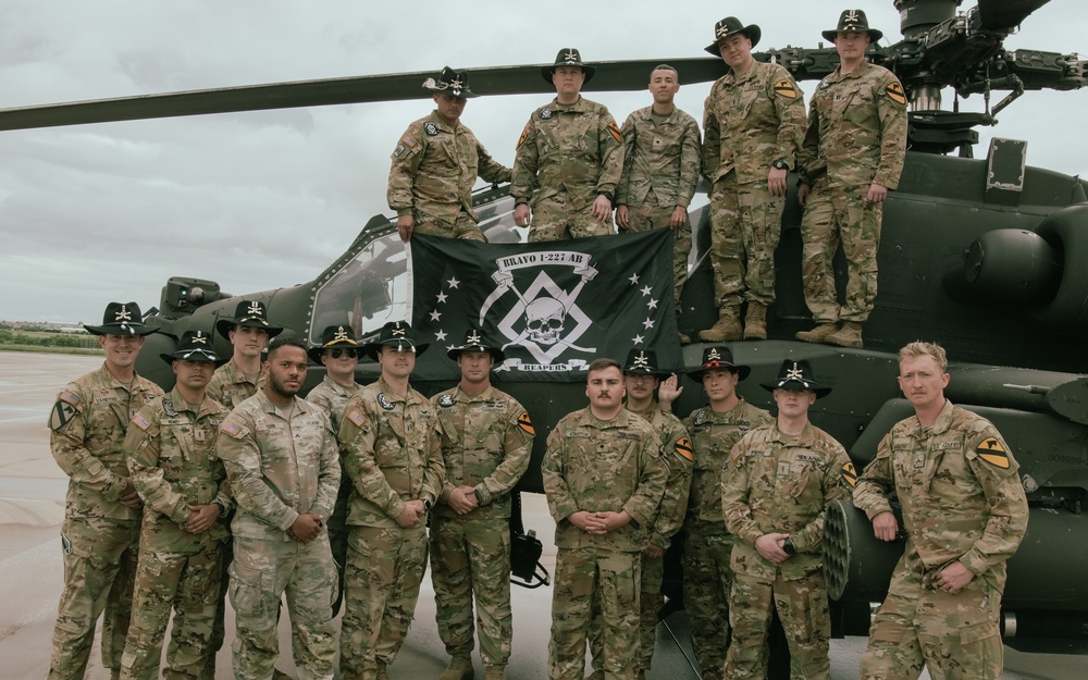 1st Air Cavalry Brigade Troopers conduct NASCAR Flyover