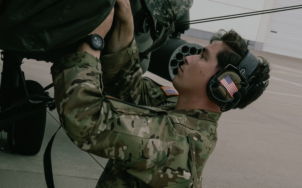 1st Air Cavalry Brigade Troopers conduct NASCAR Flyover