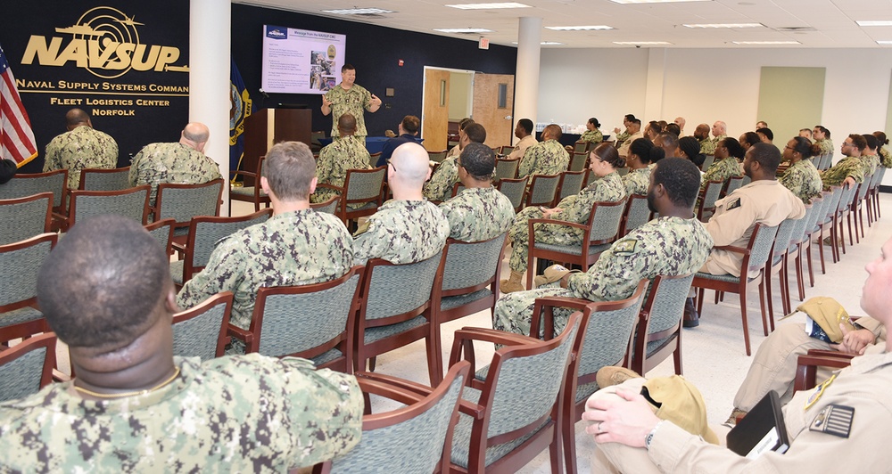 Supply Corps Enlisted Roadshow Visits NAVSUP FLC Norfolk