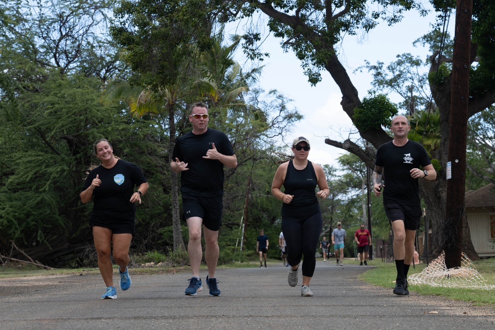 15th Wing operational support team road race