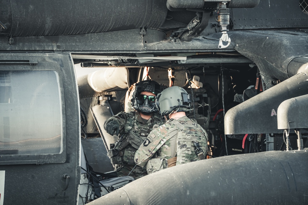 TF Cardinal Medevac Evening Takeoff