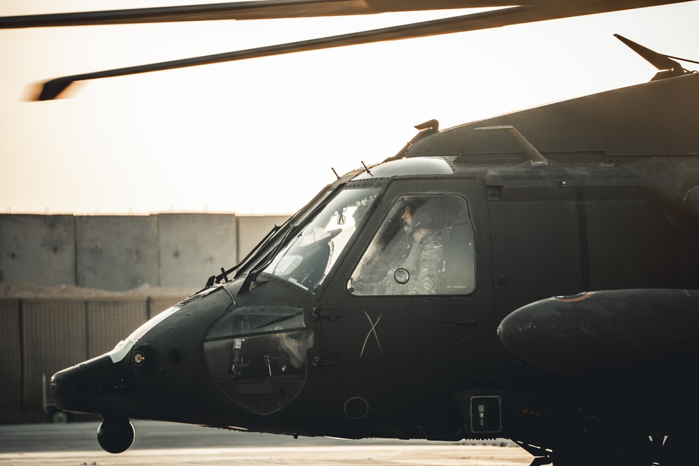 TF Cardinal Medevac Evening Takeoff