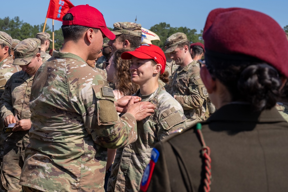 Paratroopers receive E3Bs