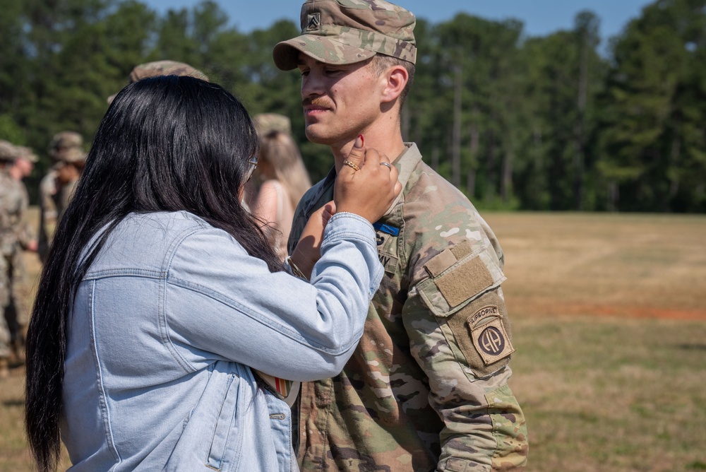 Paratroopers receive E3Bs
