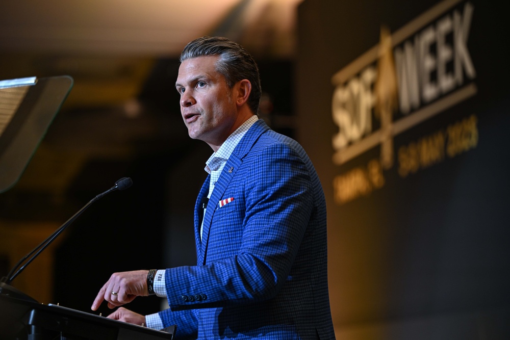 SECDEF, SOCOM leadership deliver keynotes at SOF Week 2025