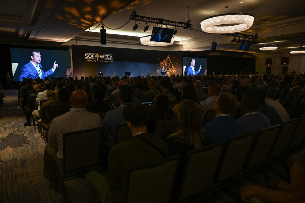 SECDEF, SOCOM leadership deliver keynotes at SOF Week 2025