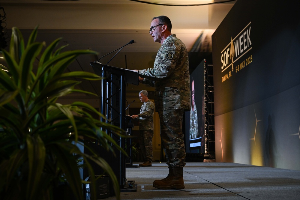 SECDEF, SOCOM leadership deliver keynotes at SOF Week 2025