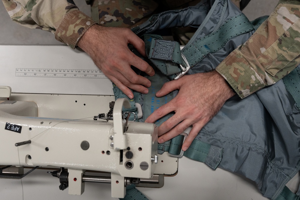 509th OSS AFE flight prepares life support equipment for pilots