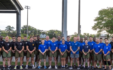 Dakota Meyer visits MCRD Parris Island, S.C.