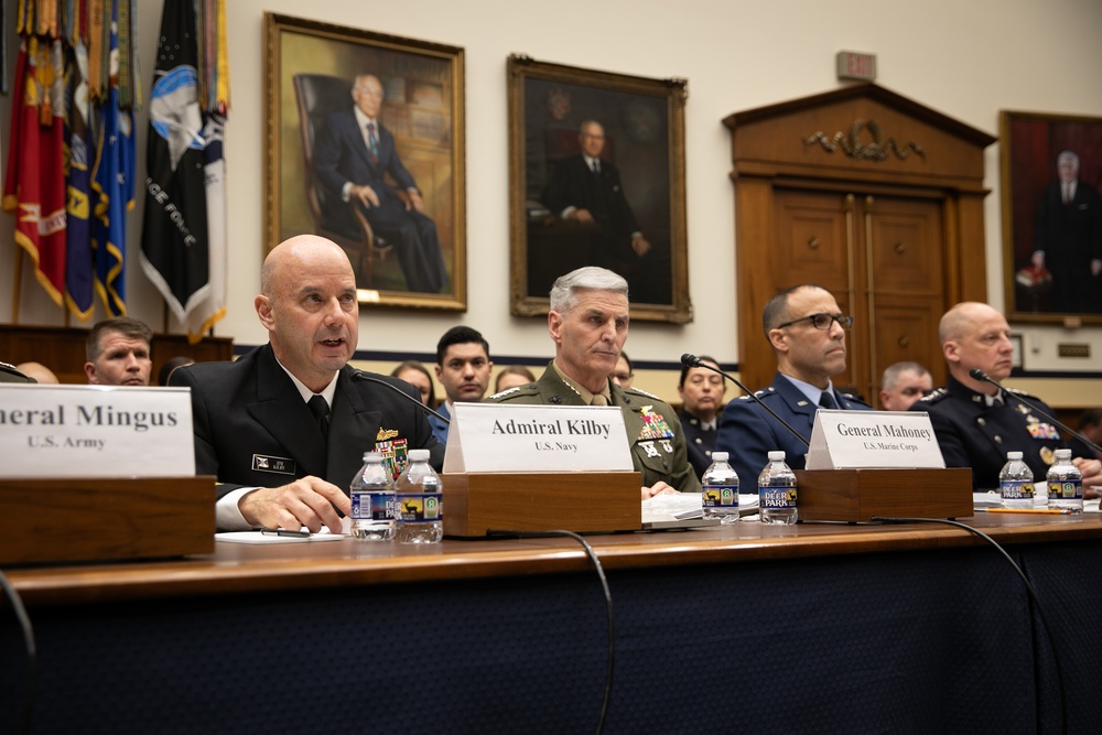 Acting CNO Testifies before the House Armed Services Committee Subcommittee on Readiness