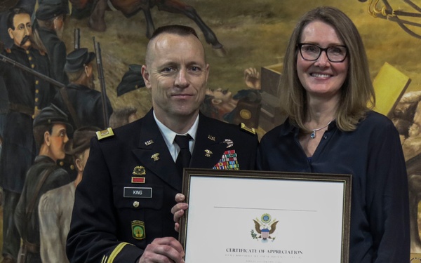 Retirement Ceremony for Chief Warrant Officer 5 Adam King