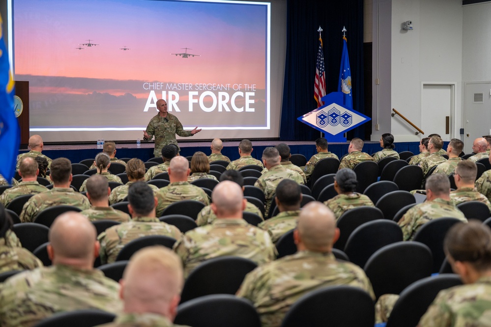 CMSAF Flosi speaks at Air Force First Sergeant Academy