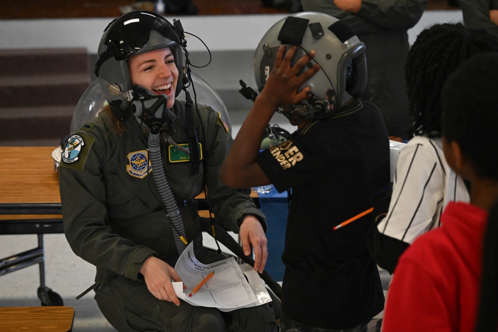 19 AW, 314 AW engage local students during career day