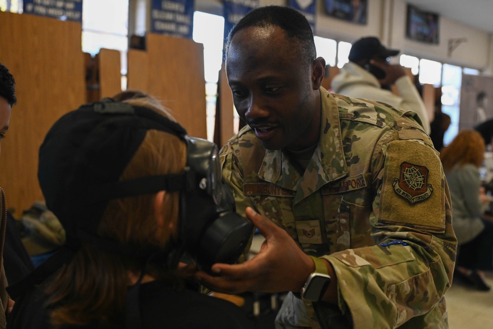 19 AW, 314 AW engage local students during career day